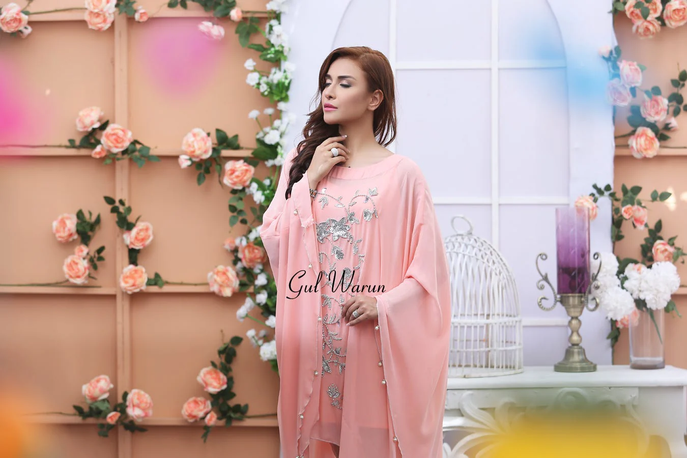Floating Pink Dream Cape by Gul Warun - Image 3