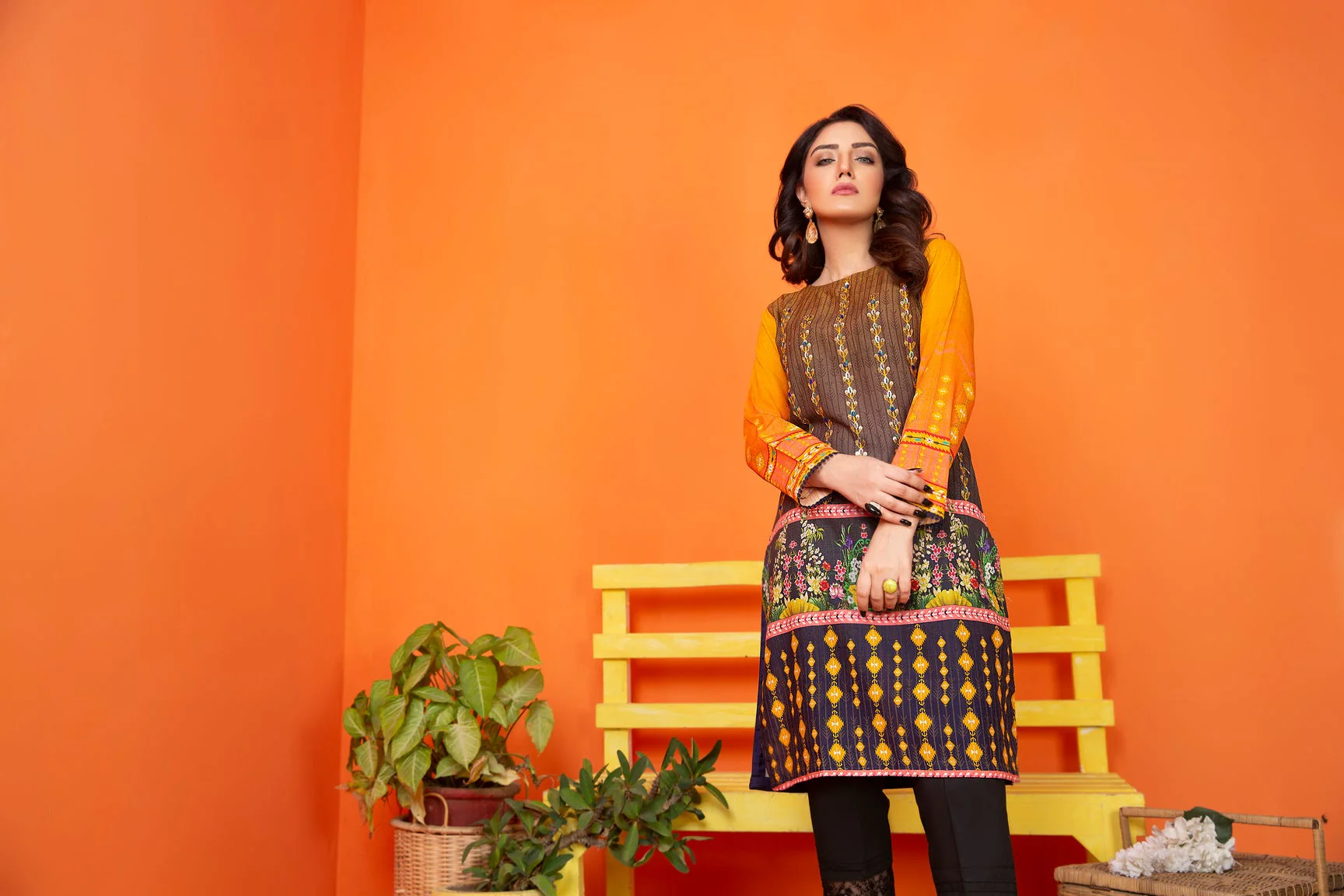 Khadar 2 Pcs Hand Work Ready to Wear Dress by Zaiwa 01 - Image 4