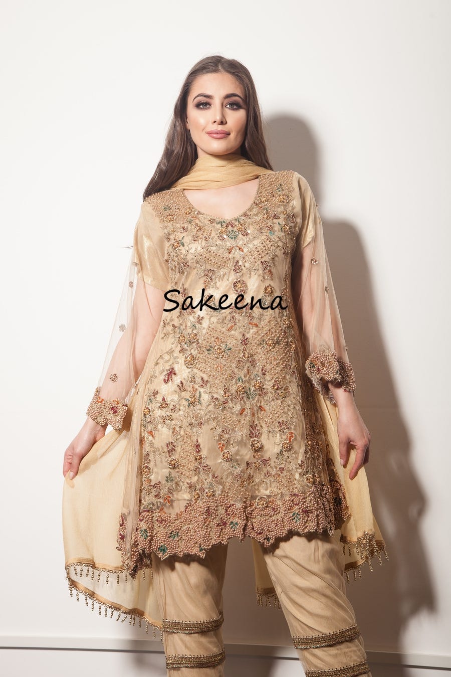 Luxury Formal Dress by Sakeena Hasan - Image 5