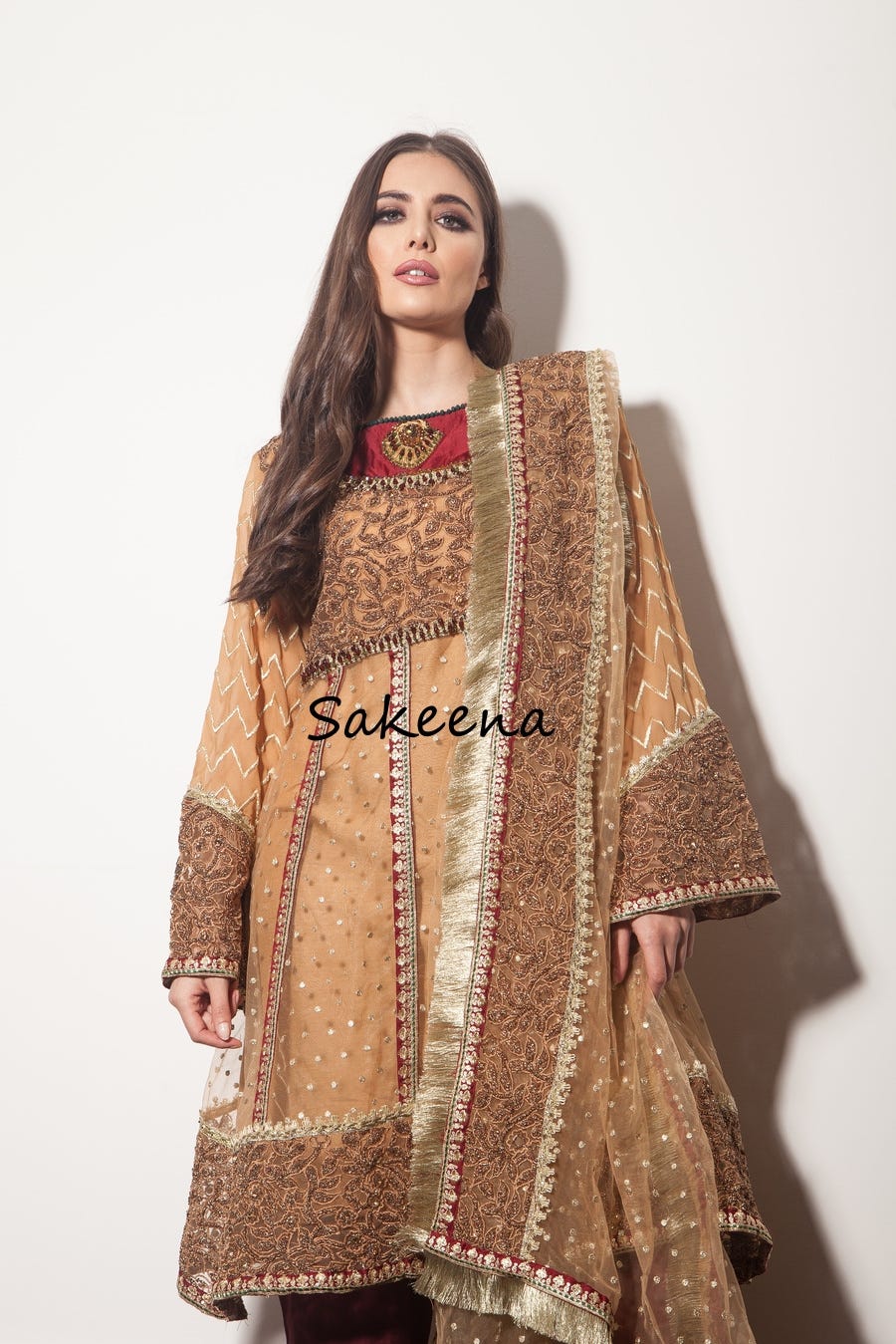 Luxury Formal Dress by Sakeena Hasan - Image 4