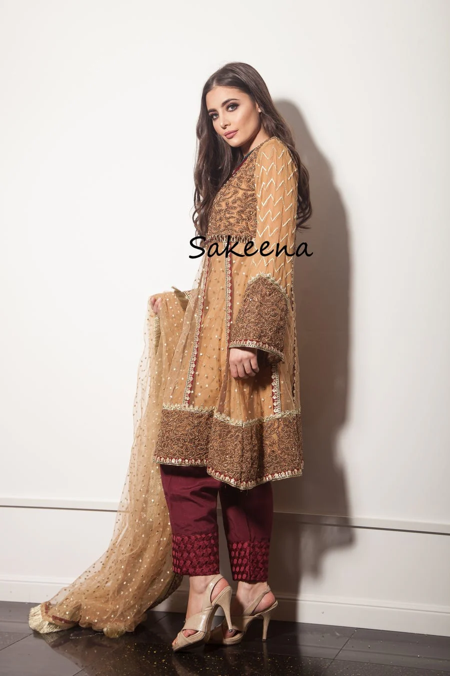 Luxury Formal Dress by Sakeena Hasan - Image 5