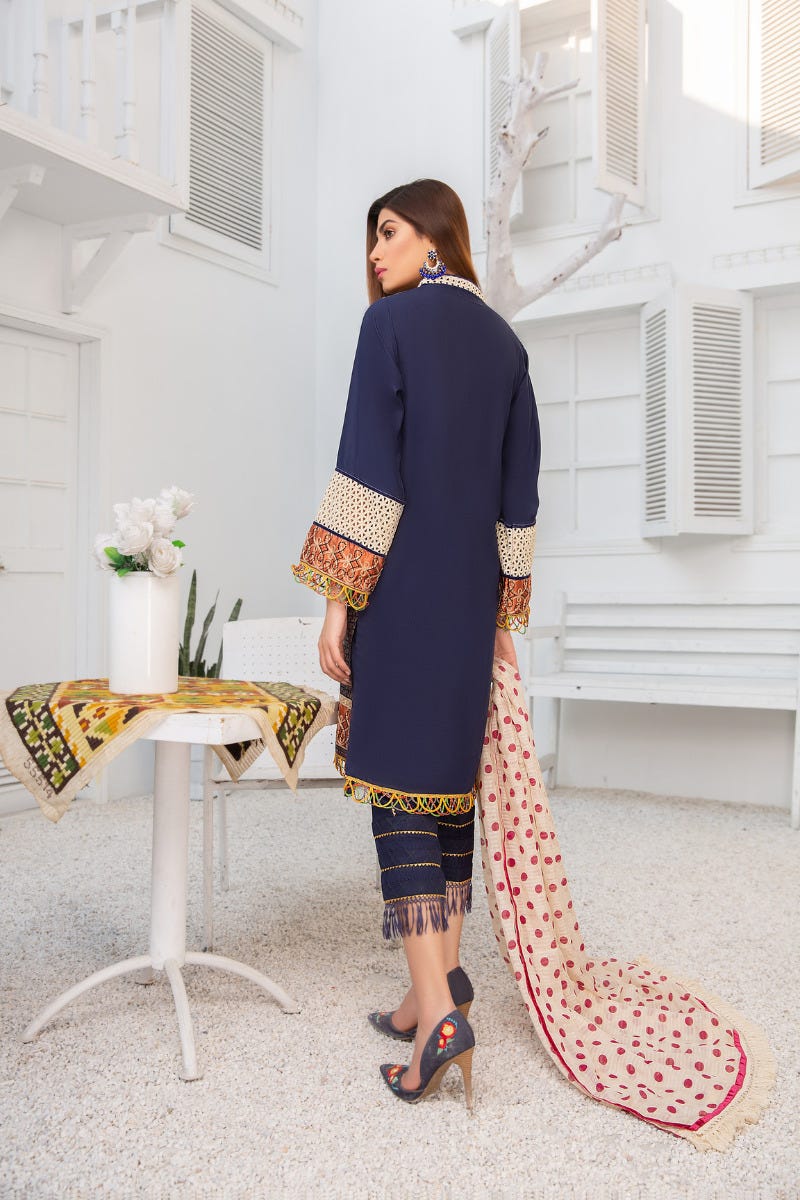 Ready to Wear 3pcs Embroidered Dress by Gulwarun 11 - Image 3