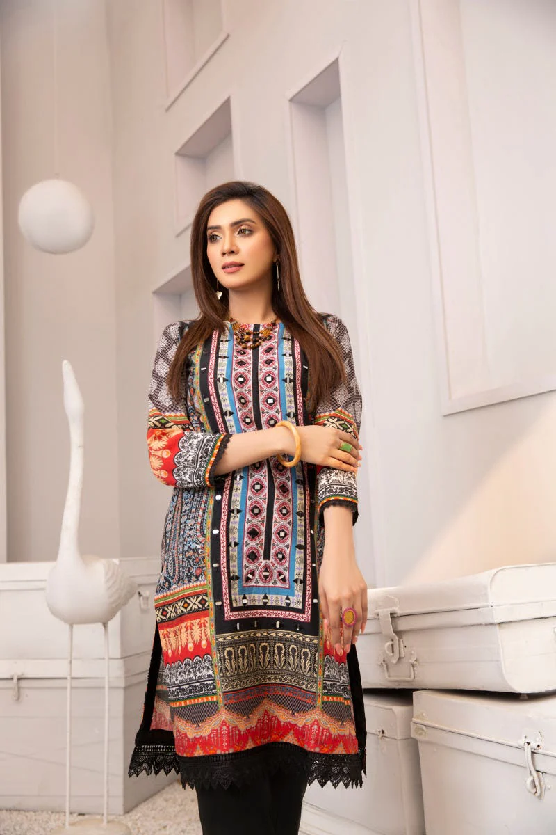 Winter 2 Pcs Ready to Wear Hand Embroidered Collection by Zaiwa 04 - Image 4